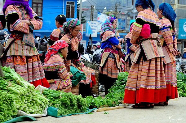chợ phiên Bắc Hà Sapa